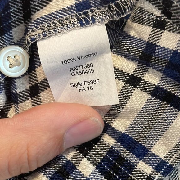 𝅺madewell • Artiste Plaid Tunic Dress - Picture 10 of 10